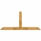 Ekena Millwork Portland Rough Sawn Timber Gable Bracket, Western Red Cedar, 60"W x 27"H x 2"D x 4"F, 11/12 Pitch GBW060X27X0204POR00RWR - alternate 1
